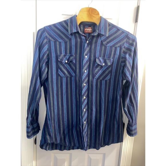 Chemise western homme Wrangler Bullriding PBR perle snap western colorée vintage | eBay